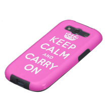 keep calm and carry on Original Samsung Galaxy SIII Case