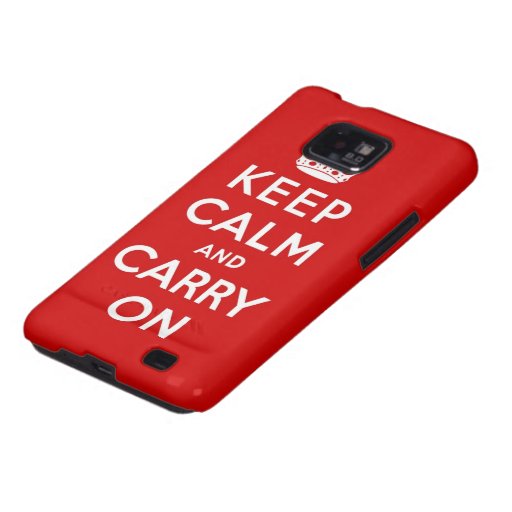 keep calm and carry on Original Samsung Galaxy Case
