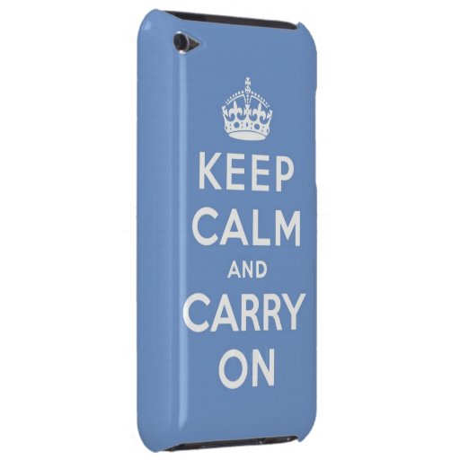 keep calm and carry on Original iPod Touch Covers
