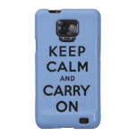 keep calm and carry on Original Samsung Galaxy S Cover