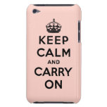 keep calm and carry on Original Case-Mate iPod Touch Case