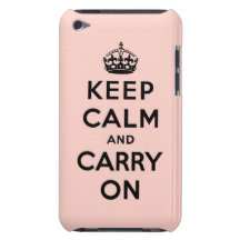 keep calm and carry on Original Case-Mate iPod Touch Case