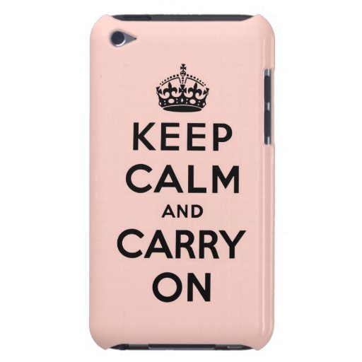 keep calm and carry on Original Case-Mate iPod Touch Case