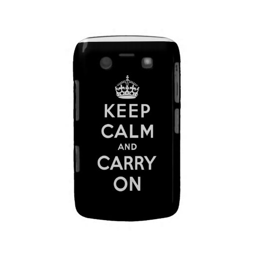 keep calm and carry on Original Blackberry Cases