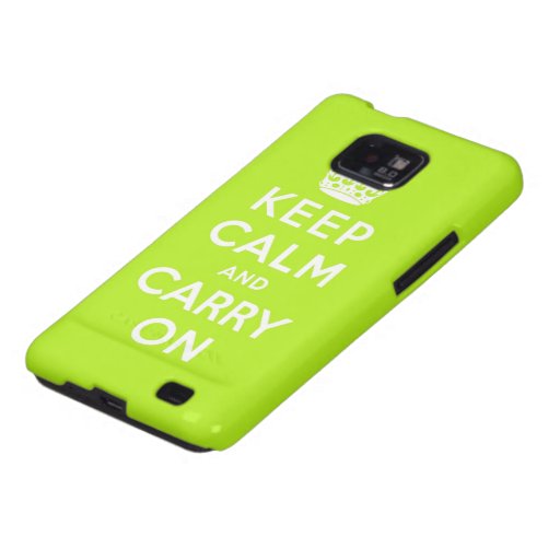 keep calm and carry on Original Samsung Galaxy Cover