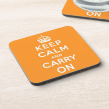 keep calm and carry on Original Coaster