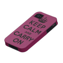 keep calm and carry on Original iPhone 4/4S Cover