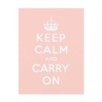 keep calm and carry on Original Postcard