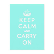 keep calm and carry on Original Postcards