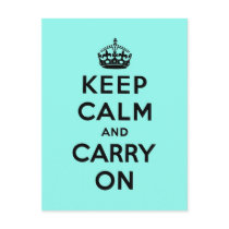 keep calm and carry on Original Postcards