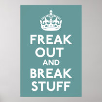 Keep Calm and Carry On Parody Print