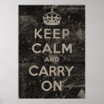 Keep Calm And Carry On Print