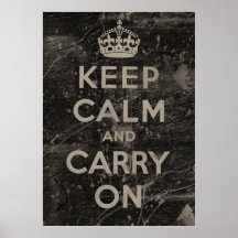 Keep Calm And Carry On Print