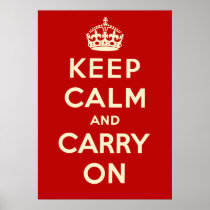 Keep Calm And Carry On Print