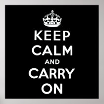 Keep Calm And Carry On Posters