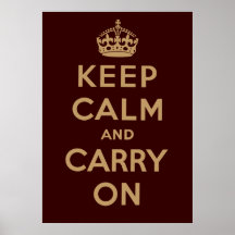Keep Calm And Carry On Print