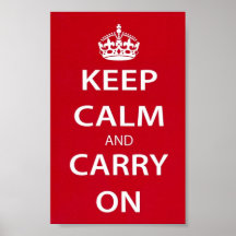 Keep Calm and Carry On Print