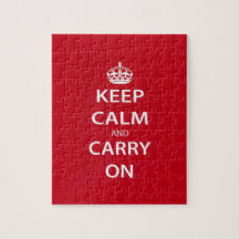 Keep Calm and Carry On Puzzles