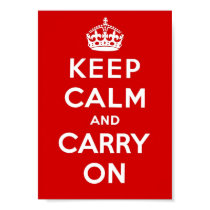 Keep Calm and Carry On - Red posters