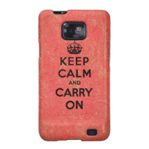 Keep Calm and Carry On Samsung Galaxy S Case