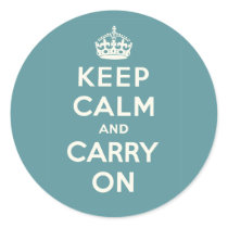 Keep Calm And Carry On Stickers