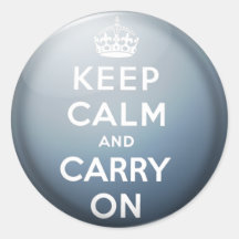 Keep Calm And Carry On Stickers