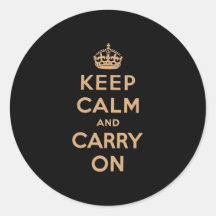 Keep Calm And Carry On Stickers