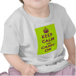 Keep Calm And Carry On Tee Shirt