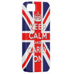 keep calm and carry on Union Jack flag iPhone 5 Case