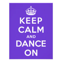 Keep Calm and Dance On Custom Announcements