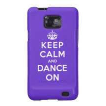 Keep Calm and Dance On Galaxy S2 Cover