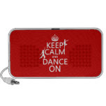 Keep Calm and Dance On (in all colours) Mp3 Speaker