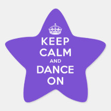 Keep Calm and Dance On Stickers