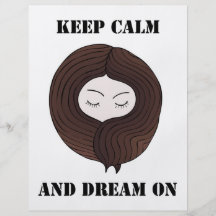 Keep Calm And Dream On Full Colour Flyer