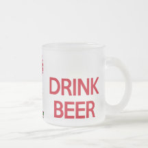 Keep calm and drink beer canecas