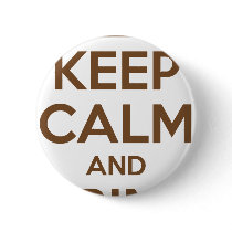 KEEP CALM AND DRINK CHAI BUTTON
