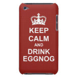 KEEP CALM AND DRINK EGGNOG iPod Case Barely There Ipod Cover