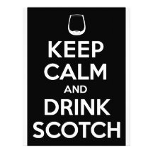 Keep Calm and Drink Scotch Letterhead Design