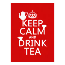 Keep Calm and Drink Tea - All Colours Personalized Invitations