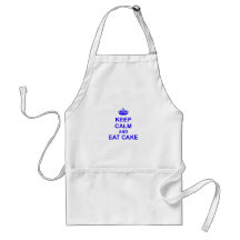 Keep Calm and Eat Cake Apron