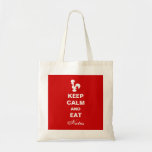 Keep Calm and Eat natas bag