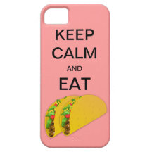 KEEP CALM AND EAT TACOSI CaseMate iPhone 5 Case