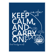 Keep Calm and Edit On (in any colour) Custom Invitation