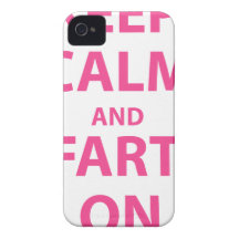 Keep Calm and Fart On! Case-Mate iPhone 4 Case