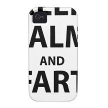 Keep Calm and Fart Vibe iPhone 4 Cover