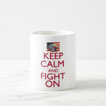 Keep Calm and Fight On Mug