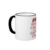 Keep Calm and Game On Coffee Mug
