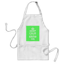 Keep Calm and Get a Brew On, Apron