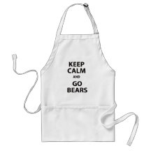 Keep Calm and Go Bears Apron