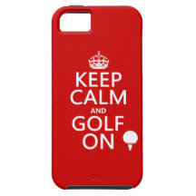 Keep Calm and Golf On - available in all colours